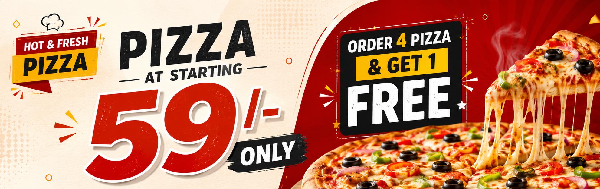 Pizza Starting From 59