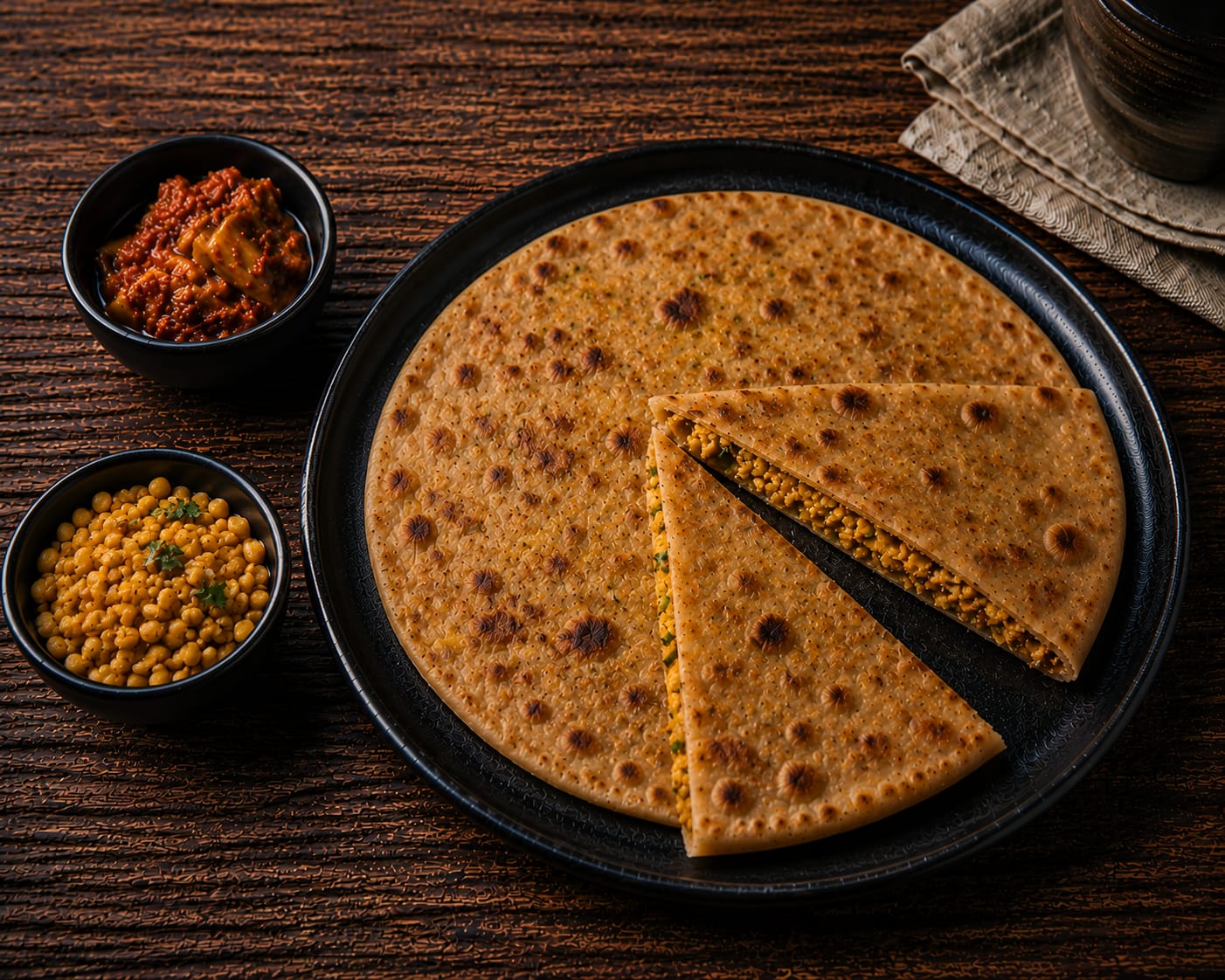 Chana Dal Paratha