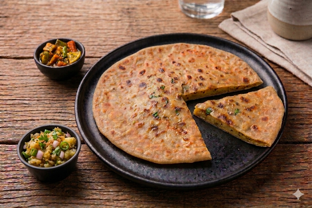 Aloo Pyaj Paratha
