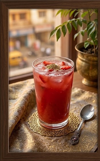 Chilled Strawberry Sunset