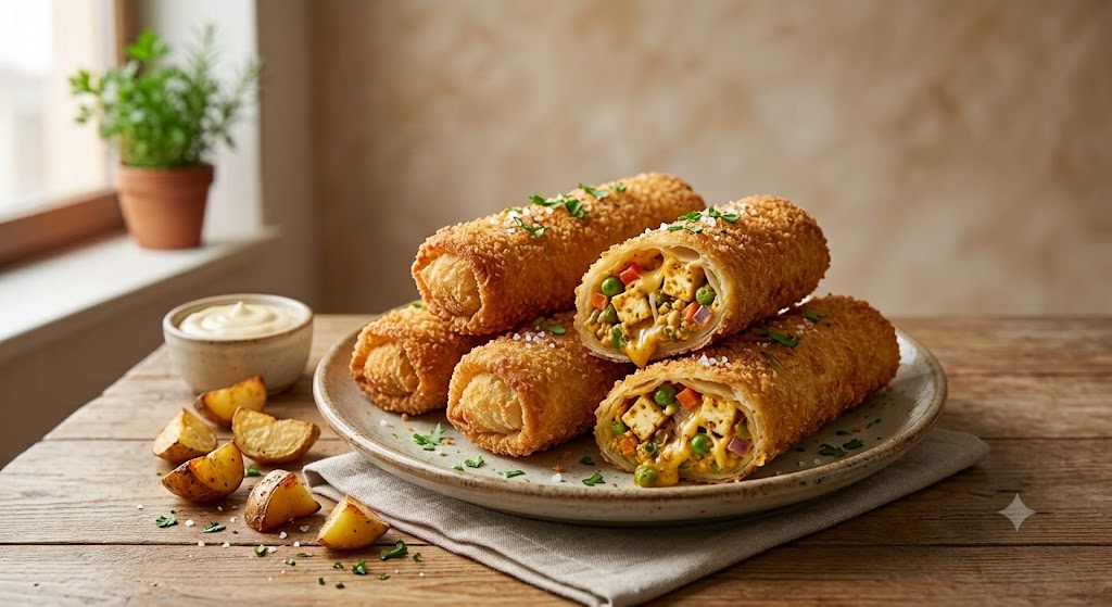 Paneer Bread Roll
