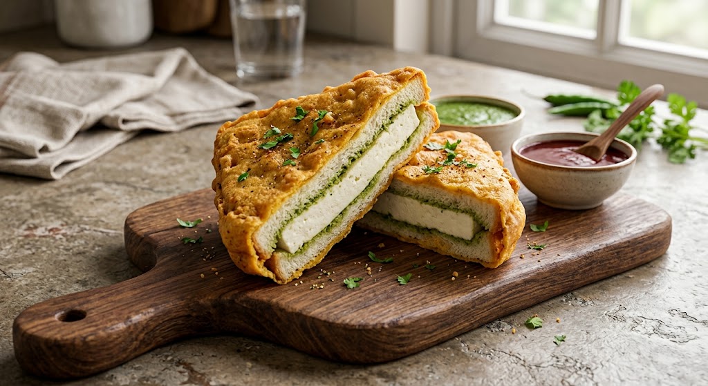 Paneer Bread Pakoda