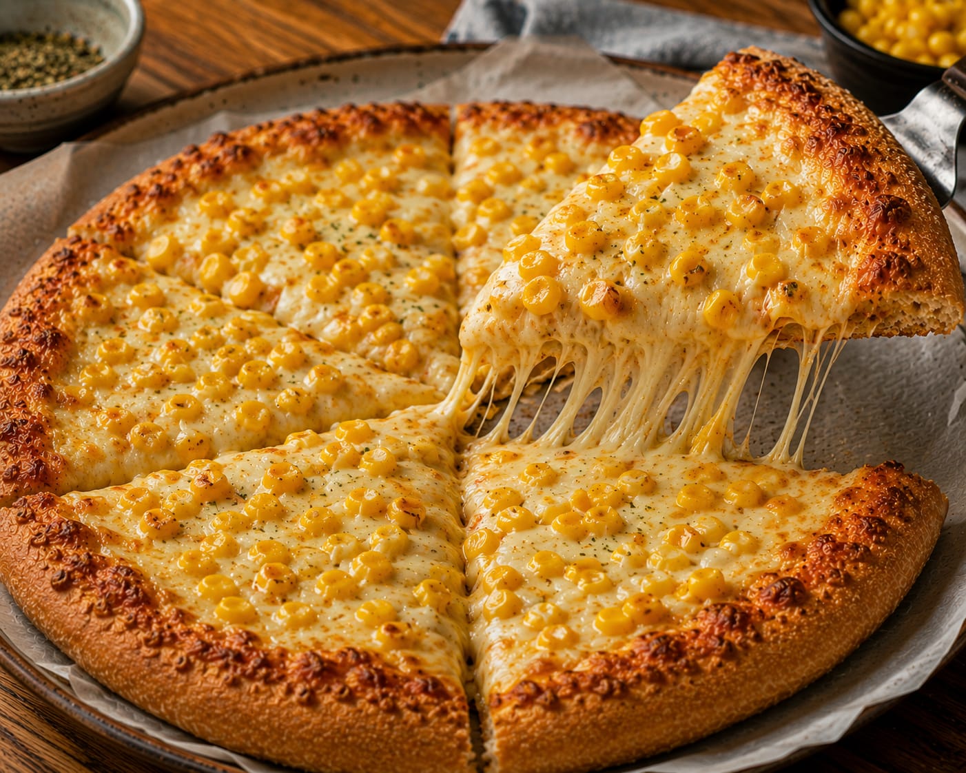 Cheese Corn Pizza