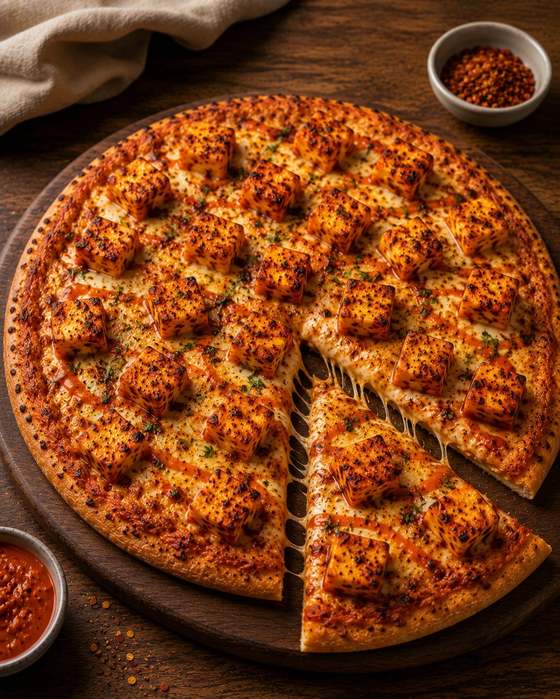 Peir Peri Paneer Pizza