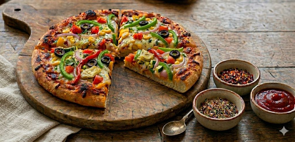 Veg delight pizza